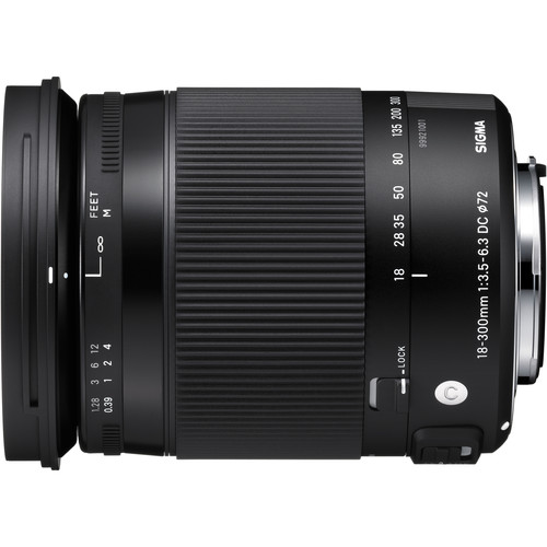 Sigma 18-300mm f3.5-6.3 Macro OS HSM Lens for Nikon F-mount - Plaza Cameras