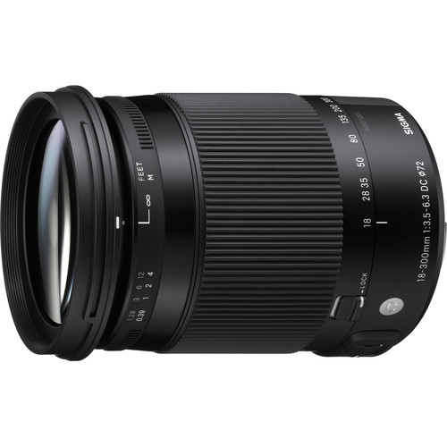 Sigma 18-300mm f3.5-6.3 Macro OS HSM Lens for Nikon F-mount - Plaza Cameras