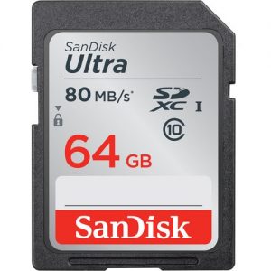 Sandisk 64GB Ultra UHS SDXC Card - Plaza Cameras