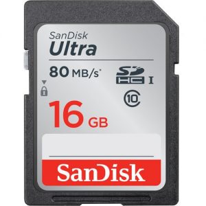 Sandisk 16GB Ultra UHS SDXC Card - Plaza Cameras