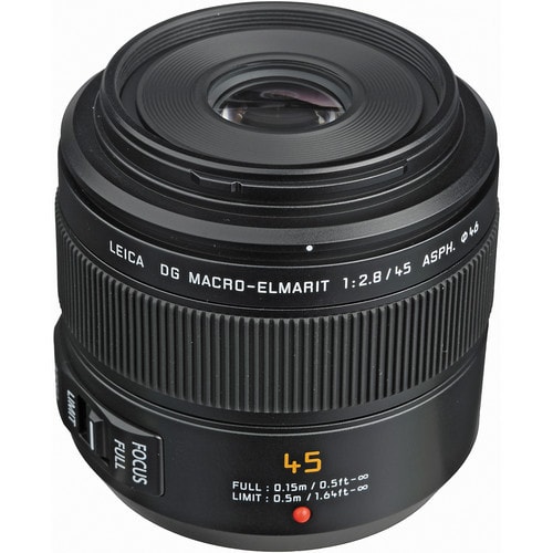 Panasonic Leica DG Macro-Elmarit 45mm f/2.8 ASPH. MEGA O.I.S. - Plaza Cameras