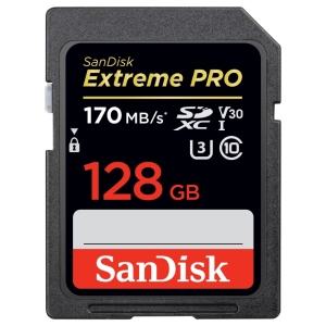 Sandisk Extreme Pro SDXC 128gb 170MB/s - Plaza Cameras