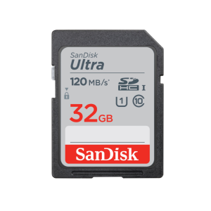 SANDISK ULTRA SDHC 32GB 120MB/S R UHS-I CARD - Plaza Cameras