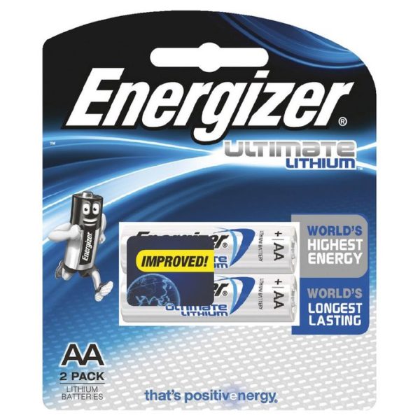 Energizer Lithium AA Battery 2 pack