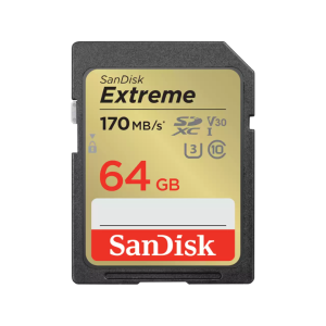 Sandisk Extreme SDXC UHS-I 64gb 170mbs -Plaza Cameras