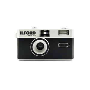 ILFORD SPRITE 35-II REUSABLE CAMERA - CLASSIC BLACK & SILVER - Plaza Cameras