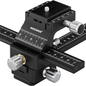 Neewer Pro 4-Way Arca Macro Focusing Focus Rail Slider Close-Up Shooting - Plaza Cameras 1