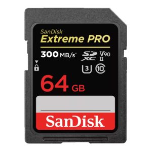 SANDISK EXTREMEPRO SDXC UHS-II MEMORY CARD 64GB - 300MBS R V90 - Plaza Cameras