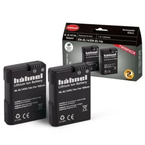 Hahnel EN-EL14 , EN-EL14a for Nikon Cameras Twin Pack