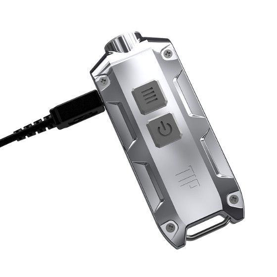 Nitecore TIP SS Keychain Flashlight Glacier - Plaza Cameras
