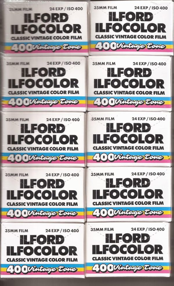 ILFOCOLOR ILFORD 400 VINTAGETONE 24 EXP FILM 10 Pack -Plaza Cameras