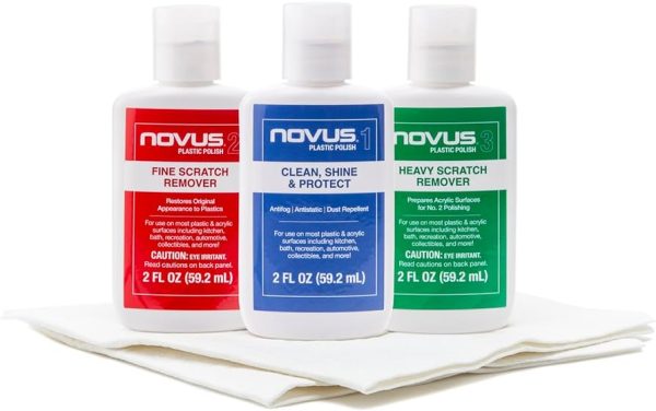 Novus Plastic Polish Kit - Plaza Cameras