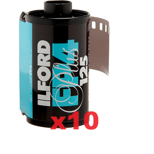 Ilford FP4 Plus 125 35mm film - 10 BUY