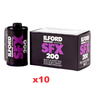 Ilford SFX 200 36 exp 35mm film 10 buy - Plaza Cameras