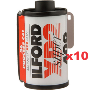 Ilford XP2 Super 400 35mm 36exp film 10 buy - Plaza Cameras