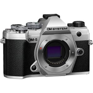 OM System OM-5 Body Silver - Plaza Cameras