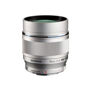 Olympus 75mm f1.8 silver lens - Plaza Cameras