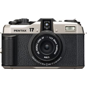 Pentax 17 HF 35mm Half Frame Silver & Black Compact Film Camera - Plaza Cameras