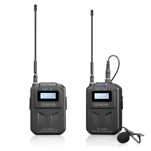 Boya UHF Wireless Microphone System - Plaza Cameras