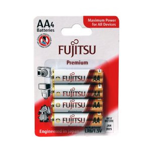 Fujitsu Premium 4 pack AA Alkaline batteries - Plaza Cameras
