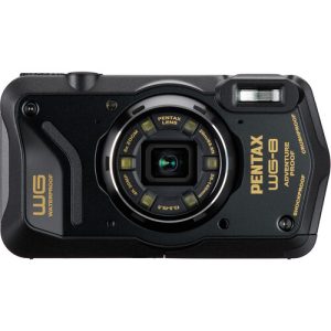 Pentax WG-8 Waterproof Compact Camera - Black - Plaza Cameras