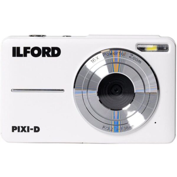 Ilford Pixi-D Compact Camera - Pearl White - Plaza Cameras