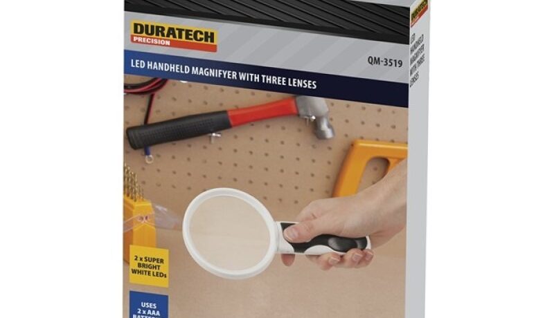 Duratech QM-3519 LED Handheld Magnifier - Plaza Cameras