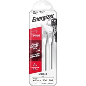 Energizer 2M USB-C to Lightning Cable - Plaza Cameras