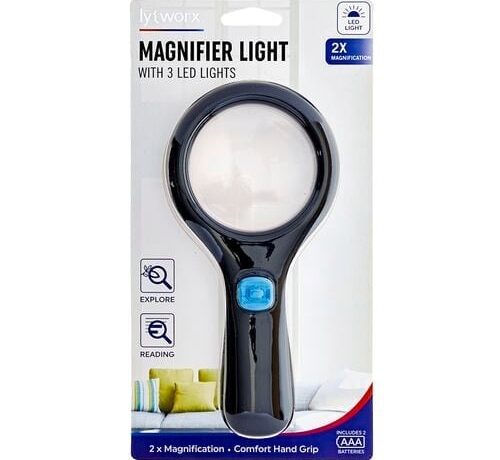 Lytworx Magnifier Light with 3 LED Lights - Plaza Cameras