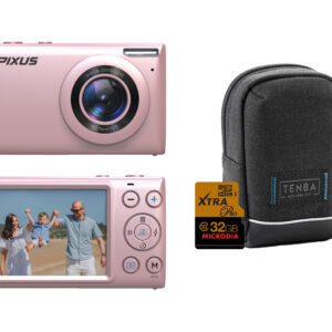 FireFly Pixus V1 Digital Compact Camera Kit - Pink