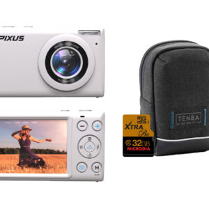 FireFly Pixus V1 Digital Compact Camera Kit - Plaza Cameras - White