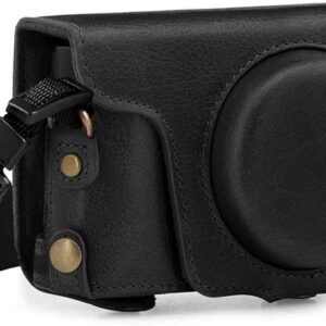 MegaGear Genuine Leather Case for TZ220 - Plaza Cameras