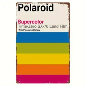 Polaroid Supercolor Tin Sign - Plaza Cameras