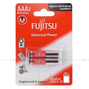 Fujitsu 2-pack AAA Alkaline Batteries