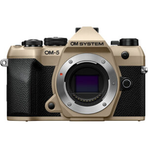OM SYSTEM OM-5 Mark II Mirrorless Camera (Sand Beige) - Plaza Cameras