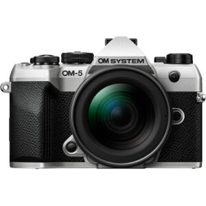 OM SYSTEM OM-5 Mark II Mirrorless Camera with 12-45mm f4 Lens (Silver) - Plaza Cameras