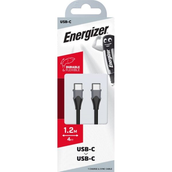 Energizer 1.2m USBC to USBC Cable - Plaza Cameras